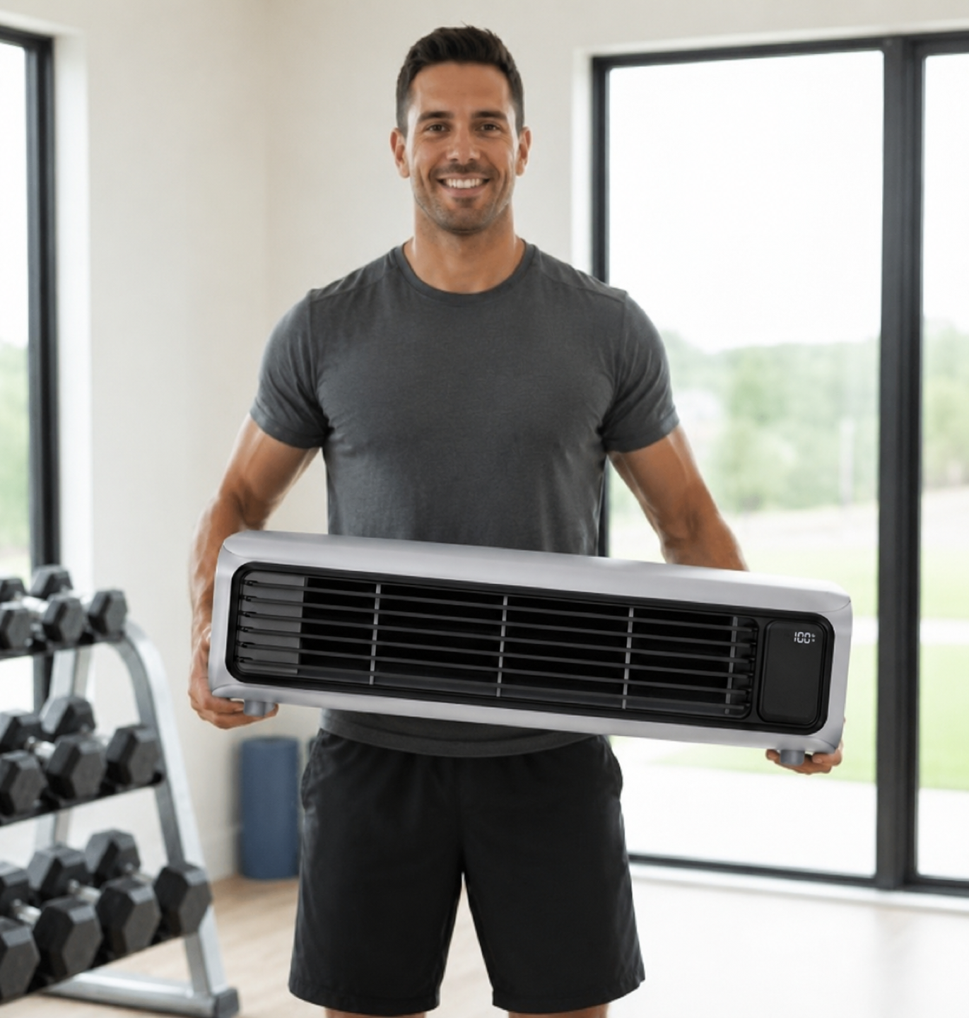 AirZuma portable cooling in everyday use